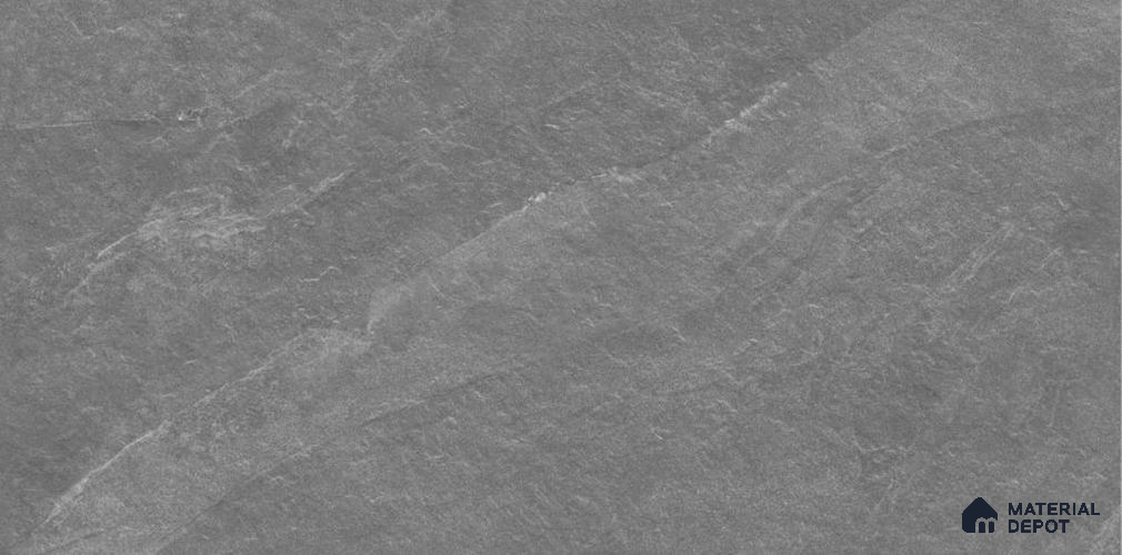 Marbles & Stones Floor & Wall Tile TL 12184 B Morion Slate 4 ft x 2 ft Punch Finish  Vitrified Tile - 9 mm