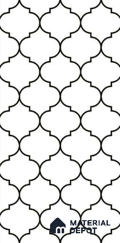 Highlighter Wall Tile TL 10787 Lantern Line 2 ft x 1 ft Glossy Finish Ceramic Tile - 9 mm