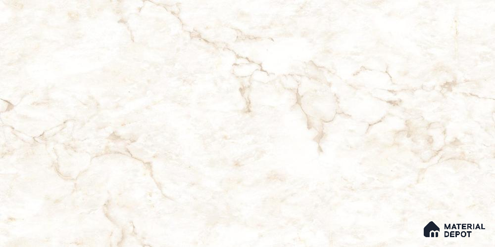 Marbles & Stones Floor & Wall Tile TL 12032 CM Sky Bianco 4 ft x 2 ft Glossy Finish Vitrified Tile - 9 mm | 3 Random Design