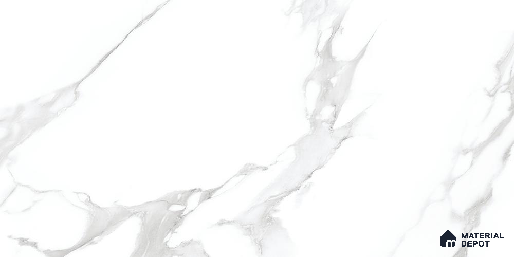 Marbles & Stones Floor & Wall Tile TL 12023 Smoke Statuario 4 ft x 2 ft Glossy Finish Vitrified Tile - 9 mm | 3 Random Design