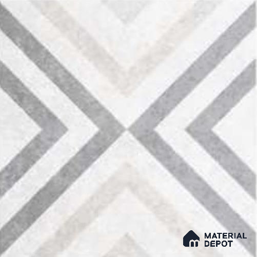Moroccans Floor Tile TL 12143 B 20076 Cloud Strap 1 ft x 1 ft Matte Finish Vitrified Tile - 9 mm