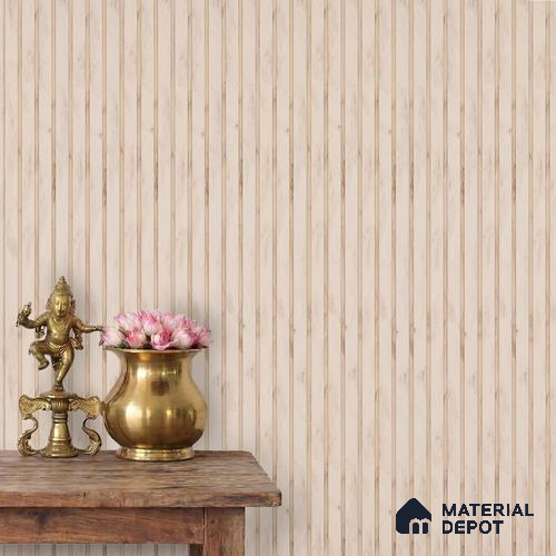 Brown Marble Louver PN 02784 9 ft x 4.9 inch Charcoal Panel - 12 mm | Suitable for Feature Wall, TV Unit & Living Room | Width is Subjected to 5% Variation
