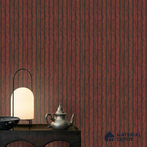 Brown Patterned Louver PN 03300 8 ft x 4.9 inch Charcoal Panel - 8 mm | Suitable for Feature Wall, TV Unit & Living Room | Width is Subjected to 5% Variation