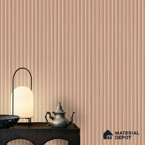Brown Wooden Louver PN 03420 8 ft x 4.8 inch Charcoal Panel - 11 mm | Suitable for Feature Wall, TV Unit & Living Room | Width is Subjected to 5% Variation