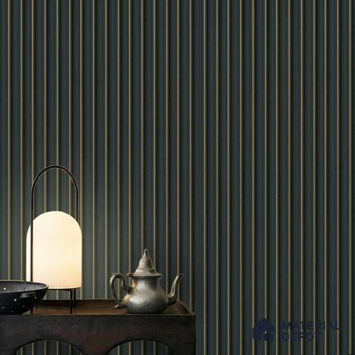 Grey Leather Louver PN 04074 9.5 ft x 4.9 inch Charcoal Panel - 12 mm | Suitable for Feature Wall, TV Unit & Living Room | Width is Subjected to 5% Variation
