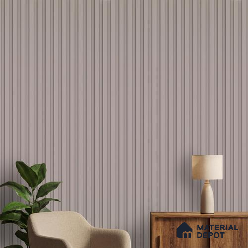 Black Plain Colour Louver PN 04874 9.5 ft x 4.7 inch Charcoal Panel - 12 mm | Suitable for Feature Wall, TV Unit & Living Room | Width is Subjected to 5% Variation