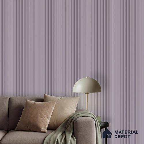 Purple Plain Colour Louver PN 05918 8 ft x 6 inch Charcoal Panel - 11 mm | Suitable for Feature Wall, TV Unit & Living Room | Width is Subjected to 5% Variation