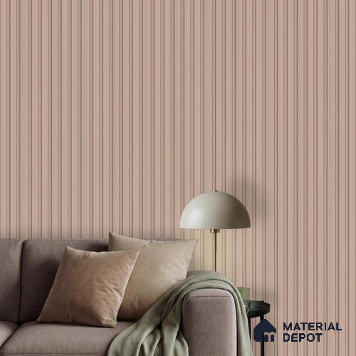 Beige Plain Colour Louver PN 05931 8 ft x 6 inch Charcoal Panel - 11 mm | Suitable for Feature Wall, TV Unit & Living Room | Width is Subjected to 5% Variation