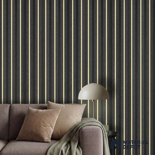 Grey Stone Louver PN 06043 8 ft x 4.9 inch Charcoal Panel - 12 mm | Suitable for Feature Wall, TV Unit & Living Room | Width is Subjected to 5% Variation