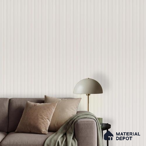 White Plain Colour Louver PN 06217 B 9.5 ft x 4.7 inch Charcoal Panel - 12 mm | Suitable for Feature Wall, TV Unit & Living Room | Width is Subjected to 5% Variation