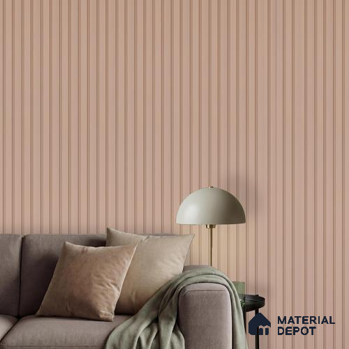 Cream Plain Colour Louver PN 06218 B 9.5 ft x 4.7 inch Charcoal Panel - 12 mm | Suitable for Feature Wall, TV Unit & Living Room | Width is Subjected to 5% Variation