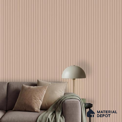 Cream Plain Colour Louver PN 06236 B 9.5 ft x 4.7 inch Charcoal Panel - 12 mm | Suitable for Feature Wall, TV Unit & Living Room | Width is Subjected to 5% Variation