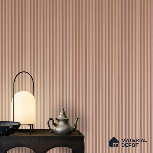 Pink Plain Colour Louver PN 06248 9.5 ft x 4.7 inch Charcoal Panel - 12 mm | Suitable for Feature Wall, TV Unit & Living Room | Width is Subjected to 5% Variation