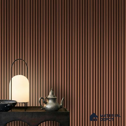 Brown Plain Colour Louver PN 06250 9.5 ft x 4.7 inch Charcoal Panel - 12 mm | Suitable for Feature Wall, TV Unit & Living Room | Width is Subjected to 5% Variation