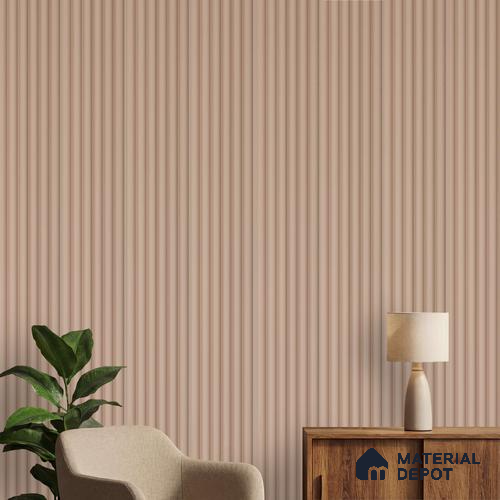 Brown Plain Colour Louver PN 06257 9.5 ft x 4.7 inch Charcoal Panel - 12 mm | Suitable for Feature Wall, TV Unit & Living Room | Width is Subjected to 5% Variation