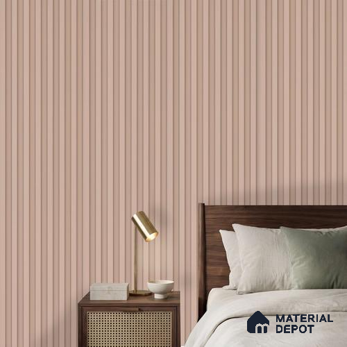 Beige Plain Colour Louver PN 06261 B 9.5 ft x 4.7 inch Charcoal Panel - 12 mm | Suitable for Feature Wall, TV Unit & Living Room | Width is Subjected to 5% Variation