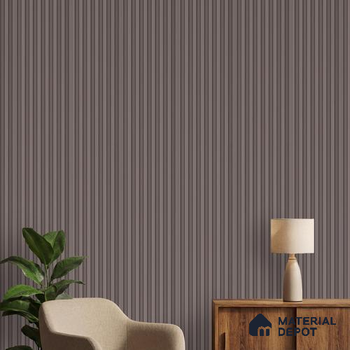 Grey Plain Colour Louver PN 06263 9.5 ft x 4.7 inch Charcoal Panel - 12 mm | Suitable for Feature Wall, TV Unit & Living Room | Width is Subjected to 5% Variation