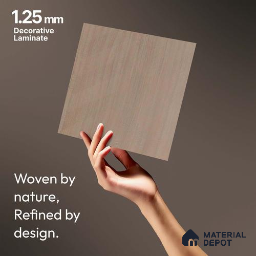 Brown Abstract Look LM 18321 8 ft x 4 ft Texture Finish Decorative Laminate - 1.25 mm | Suitable for TV Unit, Wardrobe, Kitchen Cabinets