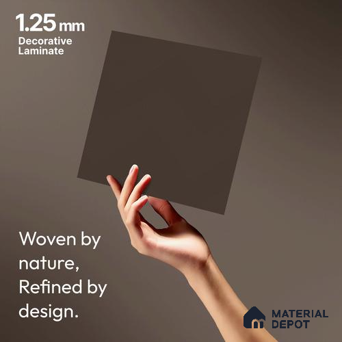 Brown Abstract Look LM 18331 8 ft x 4 ft Texture Finish Decorative Laminate - 1.25 mm | Suitable for TV Unit, Wardrobe, Kitchen Cabinets