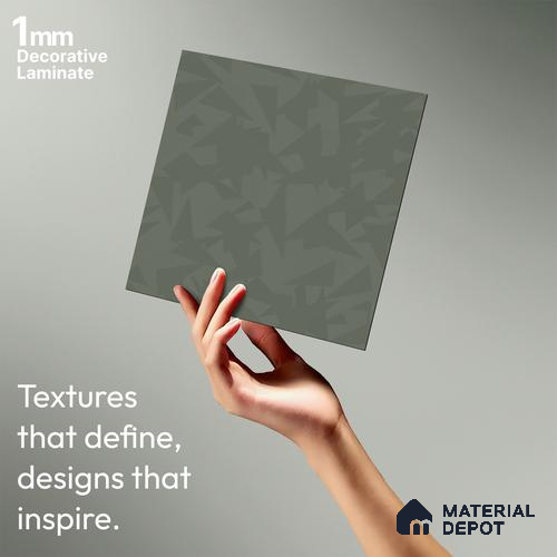 Fortnum & Mason Patterned Look WP 15 912 8 ft x 4 ft Texture Finish Decorative Laminate - 1 mm | Suitable for Bedroom, TV Unit, Wardrobe