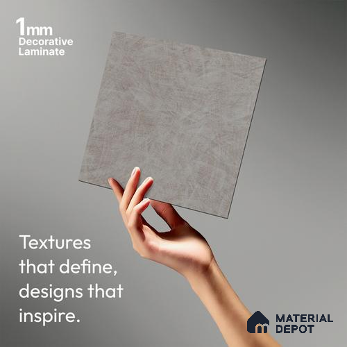 Stone Look LM 10857 8 ft x 4 ft Texture Finish Decorative Laminate - 1 mm | Suitable for TV Unit, Wardrobe, Kitchen Cabinets