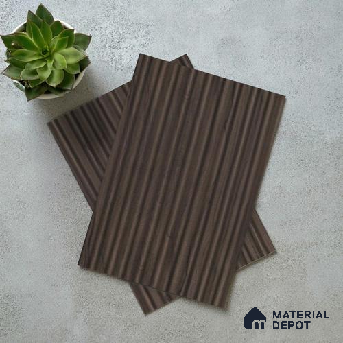 Wooden Fluted LM 18345 8 ft x 4 ft Texture Finish Decorative Laminate - 1.25 mm | Suitable for TV Unit,Wardrobe, Kitchen Cabinets
