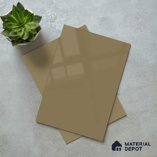 LM 23662 8 ft x 4 ft Solid Plain High Gloss Finish Acrylic Laminate - 1.5 mm | Suitable for Living Room, Kitchen, Office | Matching Edgeband Code EB 1127