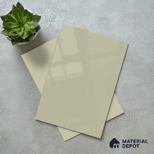 LM 23663 8 ft x 4 ft Solid Plain High Gloss Finish Acrylic Laminate - 1.5 mm | Suitable for Living Room, Kitchen, Office | Matching Edgeband Code EB 1128