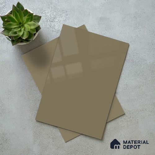 LM 23664 8 ft x 4 ft Solid Plain High Gloss Finish Acrylic Laminate - 1.5 mm | Suitable for Living Room, Kitchen, Office | Matching Edgeband Code EB 1129