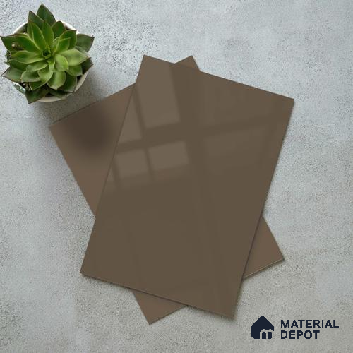 LM 23665 8 ft x 4 ft Solid Plain High Gloss Finish Acrylic Laminate - 1.5 mm | Suitable for Living Room, Kitchen, Office | Matching Edgeband Code EB 1130