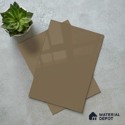 LM 23666 8 ft x 4 ft Solid Plain High Gloss Finish Acrylic Laminate - 1.5 mm | Suitable for Living Room, Kitchen, Office | Matching Edgeband Code EB 1131