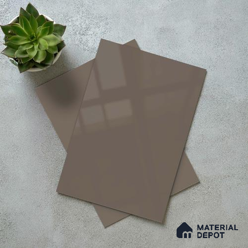 LM 23674 8 ft x 4 ft Solid Plain High Gloss Finish Acrylic Laminate - 1.5 mm | Suitable for Living Room, Kitchen, Office | Matching Edgeband Code EB 1411