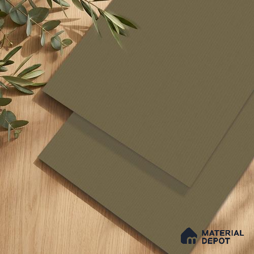 Brown Fabric Look LM 24396 8 ft x 4 ft Texture Finish Decorative Laminate - 1 mm | Suitable for TV Unit, Wardrobe, Kitchen Cabinets
