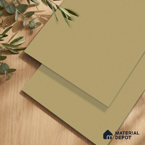 Brown Fabric Look LM 24398 8 ft x 4 ft Texture Finish Decorative Laminate - 1 mm | Suitable for TV Unit, Wardrobe, Kitchen Cabinets
