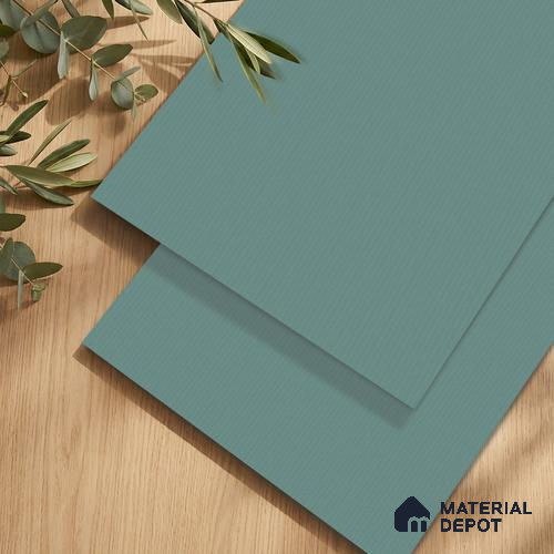 Blue Fabric Look LM 24407 8 ft x 4 ft Texture Finish Decorative Laminate - 1 mm | Suitable for TV Unit, Wardrobe, Kitchen Cabinets