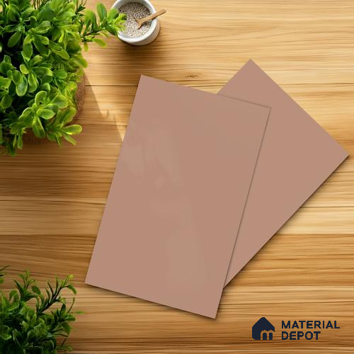 Pink Solid Colors look Ferrero 1E235 SMT Muted Rose Pink 8 ft x 4 ft Satin Matt Finish Decorative Laminate - 1 mm | Suitable for Living Room, Kitchen, Office | Matching Prism Edgeband Code - (10152)