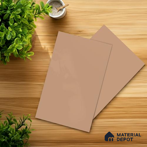 Orange Solid Colors look Ferrero 1E234 SMT Warm Coral Pink 8 ft x 4 ft Satin Matt Finish Decorative Laminate - 1 mm | Suitable for Living Room, Kitchen, Office | Matching Prism Edgeband Code - (10143)