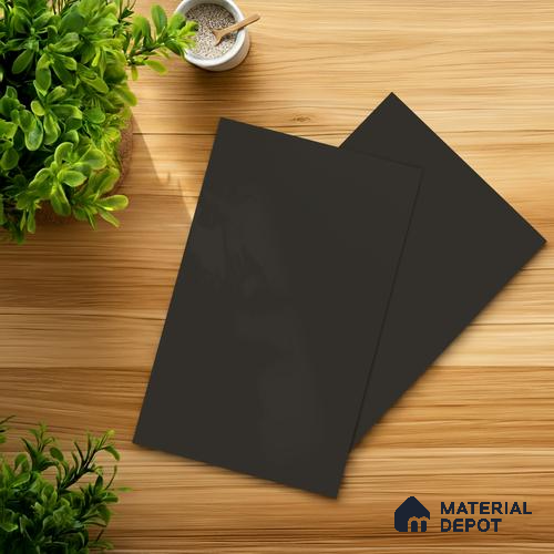 Charcoal Plum Solid Colors Look SMT 504 8 ft x 4 ft Super Matte Finish Decorative Laminate - 1 mm | Suitable for Living Room, Kitchen, Office