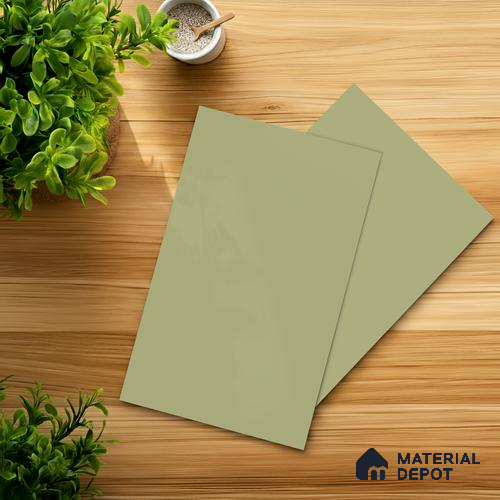 Pistachio Green Solid Colors Look SMT 929 8 ft x 4 ft Super Matte Finish Decorative Laminate - 1 mm | Suitable for Living Room, Kitchen, Office