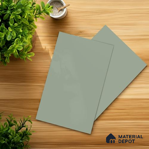 LM 21056 B Turquoise Sliky Matte Finish 8 ft x 4 ft Decorative Laminate - 1 mm | Suitable for Living Room, Kitchen, Office