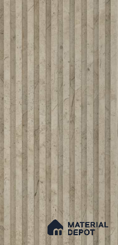 PN 07371 Marble Look Louver 8 ft x 0.8 ft Texture Finish - 10 mm | Suitable for Feature Wall, TV Unit & Living Room