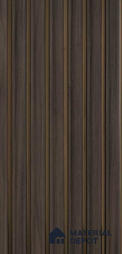 PN 07373 Wood Look Louver 8 ft x 0.8 ft Texture Finish  - 10 mm | Suitable for Feature Wall, TV Unit & Living Room