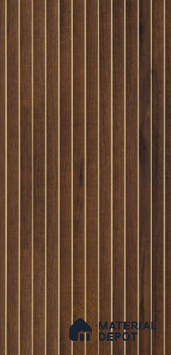 PN 07382 Solid Colors Look Louver 8 ft x 0.8 ft Texture Finish  - 10 mm | Suitable for Feature Wall, TV Unit & Living Room