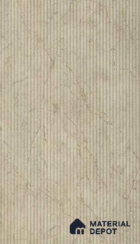 PN 07401 Marble Look Louver 8 ft x 1 ft Texture Finish - 10 mm | Suitable for Feature Wall, TV Unit & Living Room