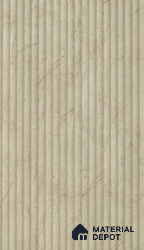 PN 07402 Marble Look Louver 8 ft x 1 ft Texture Finish - 10 mm | Suitable for Feature Wall, TV Unit & Living Room