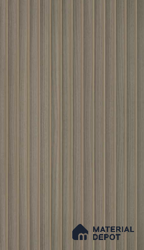 PN 07405 Wood Look Louver 8 ft x 1 ft Texture Finish - 10 mm | Suitable for Feature Wall, TV Unit & Living Room