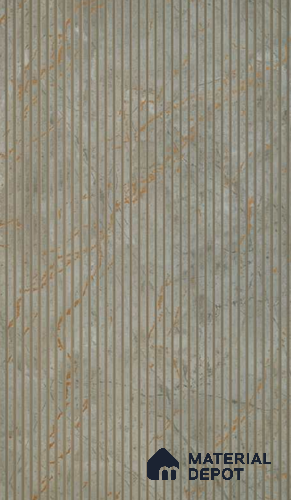 PN 07408 Wood Look Louver 8 ft x 1 ft Texture Finish - 10 mm | Suitable for Feature Wall, TV Unit & Living Room