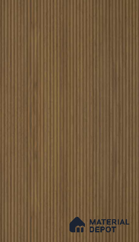 PN 07412 Wood Look Louver 8 ft x 1 ft Texture Finish - 10 mm | Suitable for Feature Wall, TV Unit & Living Room