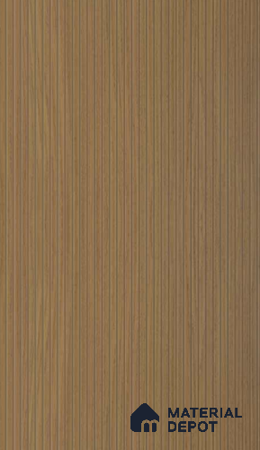 PN 07415 Wood Look Louver 8 ft x 1 ft Texture Finish  - 10 mm | Suitable for Feature Wall, TV Unit & Living Room