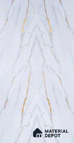 Marble Look PN 06708 8 ft x 4 ft Texture Finish Decorative Wall Panel - 1.5 mm | Suitable for TV Unit, Wardrobe, Kitchen Cabinets